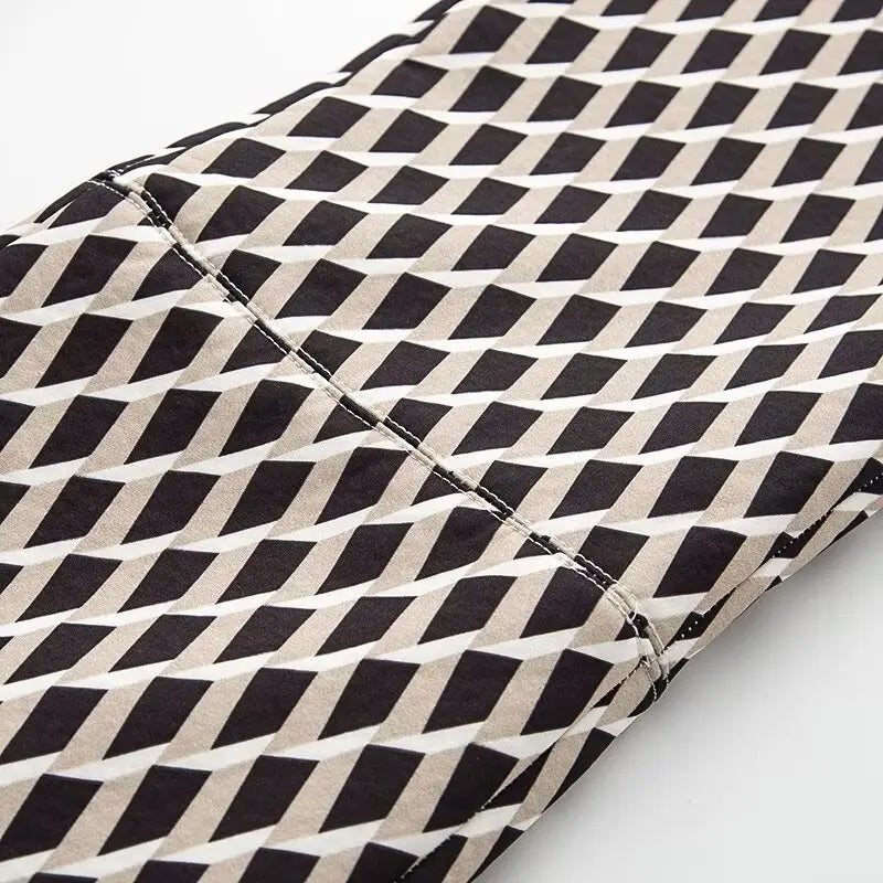 Aria Pattern Pants – Gemusterte Damenhose