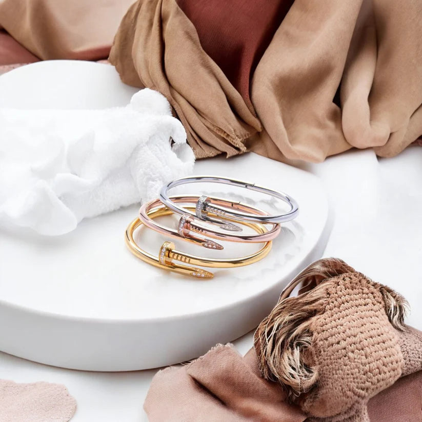 Chanthira - Bangle in Silber, Gold und Roségold