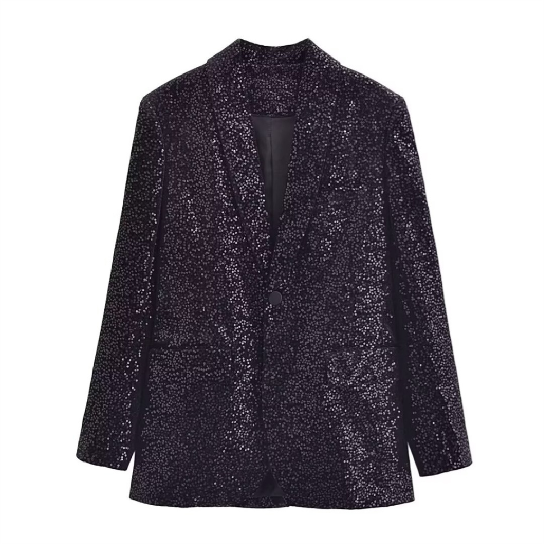 Midnight Sparkle Blazer Set