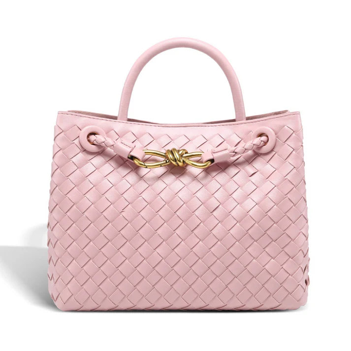 Livia - Flecht-Handtasche – Kompakte Tasche aus PU-Leder in vielen Farben