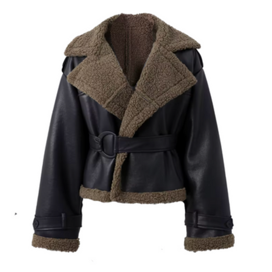 Luxe Aviator Shearling Jacket