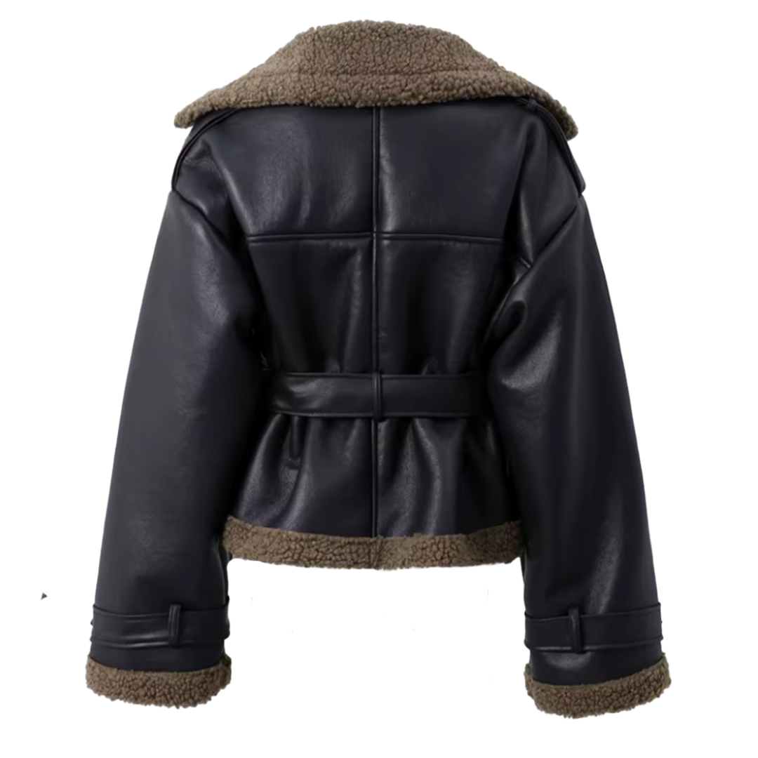 Luxe Aviator Shearling Jacket