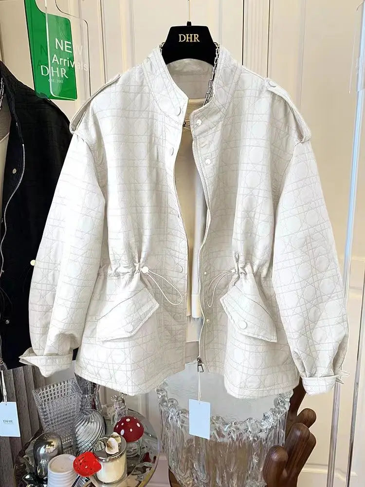 Noah Utility Jacket – Wasserdichte Damen Übergangsjacke mit Tunnelzug