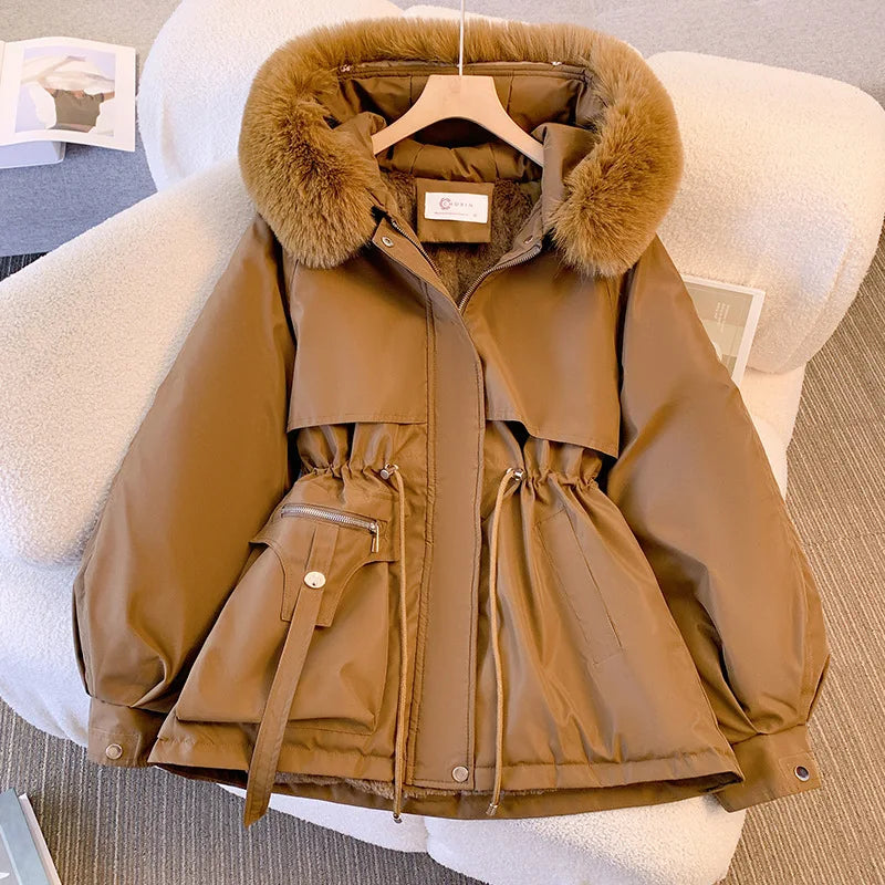 Aurora Winterparka Elegant & Modisch mit Taillenzug