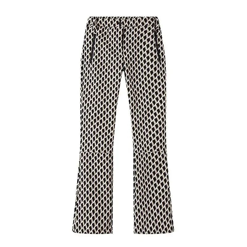 Aria Pattern Pants – Gemusterte Damenhose