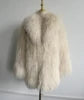Evelyn Mongolian Lamb Fur Coat – Langer Mantel aus echtem Mongolischem Lammfell