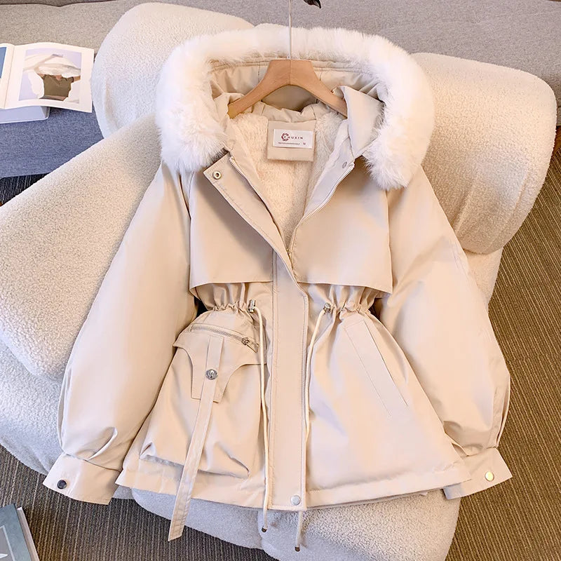 Aurora Winterparka Elegant & Modisch mit Taillenzug
