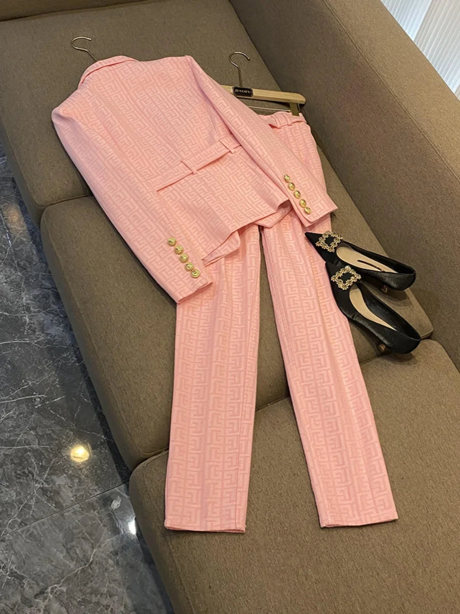 Bella Suit Set – Elegantes Damen Zweiteiler-Set aus Blazer und Hose