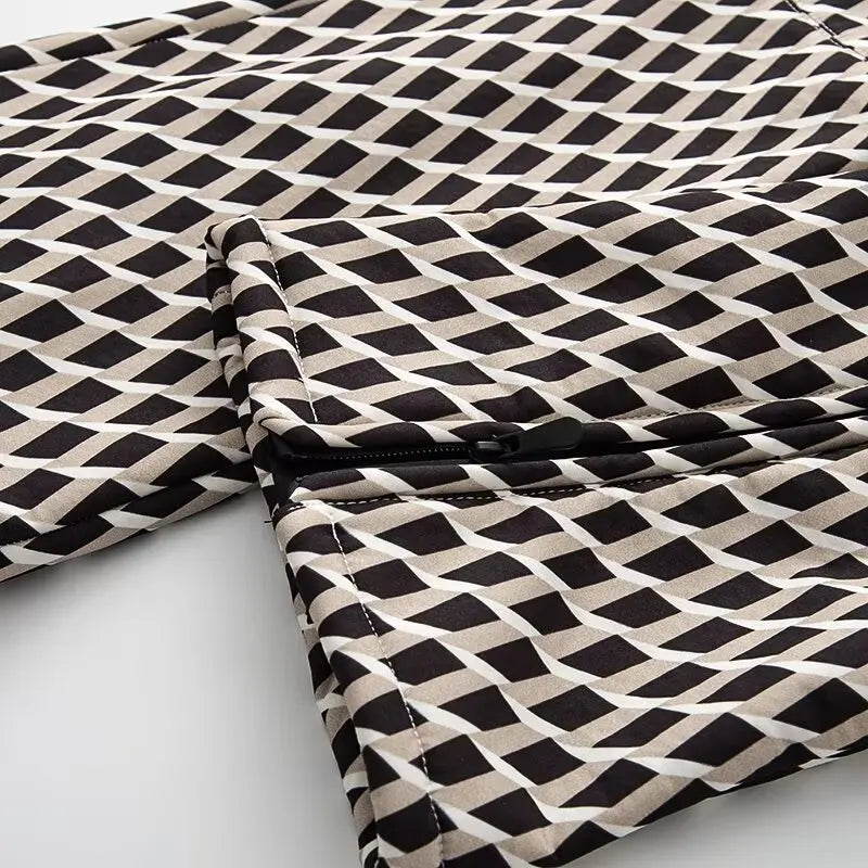 Aria Pattern Pants – Gemusterte Damenhose