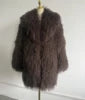Evelyn Mongolian Lamb Fur Coat – Langer Mantel aus echtem Mongolischem Lammfell