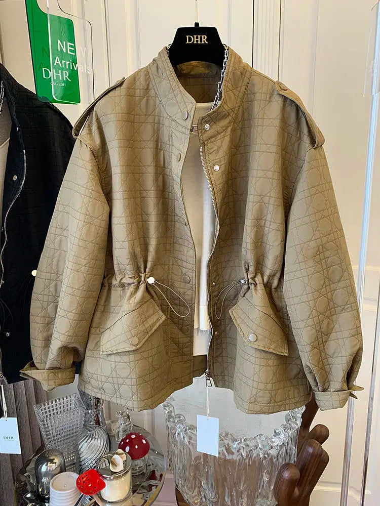 Noah Utility Jacket – Wasserdichte Damen Übergangsjacke mit Tunnelzug