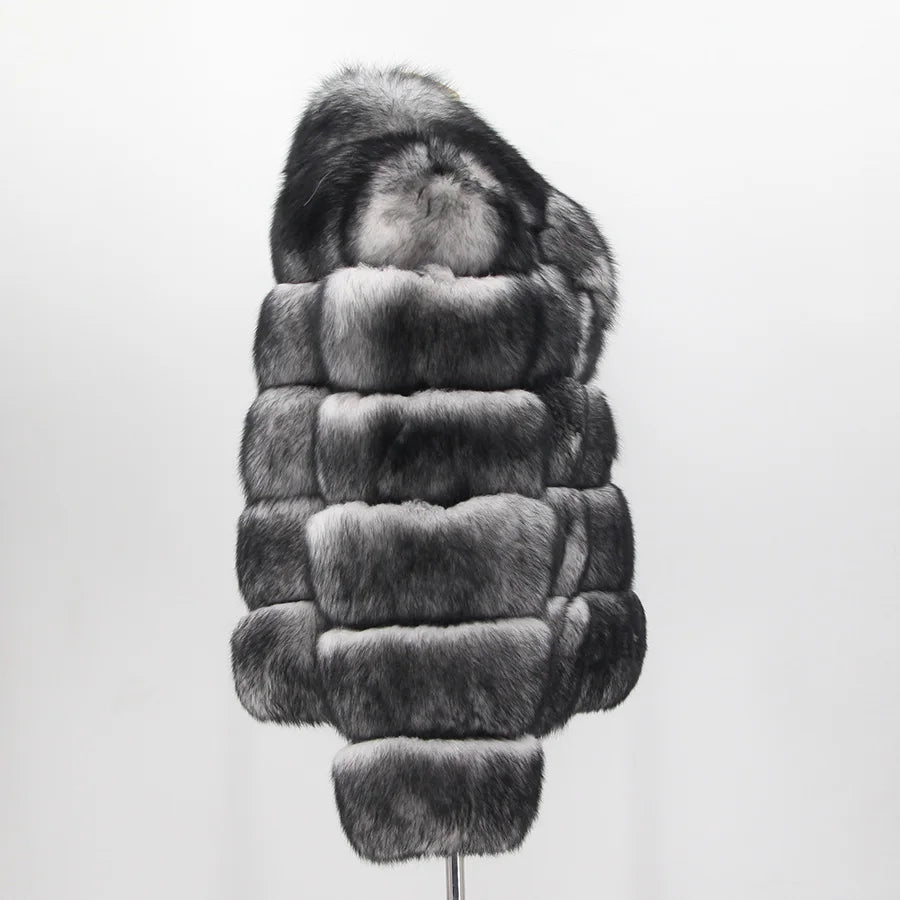 Arden Fox Fur Jacket – Luxuriöse Jacke aus echtem Fuchspelz