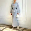 Elise Knit Set – Elegantes Zweiteiler Strickset aus Cardigan und Maxi-Rock