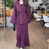Elise Knit Set – Elegantes Zweiteiler Strickset aus Cardigan und Maxi-Rock