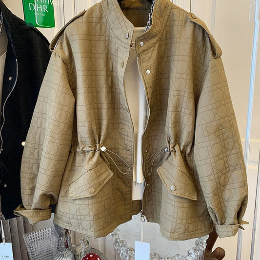 Noah Utility Jacket – Wasserdichte Damen Übergangsjacke mit Tunnelzug