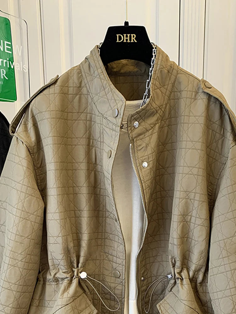 Noah Utility Jacket – Wasserdichte Damen Übergangsjacke mit Tunnelzug