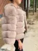 Mila Faux Fur Jacket – Luxus Damen Kunstfelljacke in High-Street Style