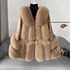 Aurelia Luxury Fur Jacket – Echtlederjacke mit echtem Fuchsbesatz