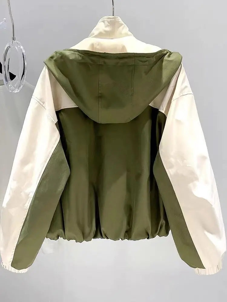 Zara Contrast Jacket – Zweifarbige Damen Übergangsjacke im modernen Design