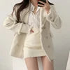 Clara Tweed Set – Elegantes Damen Zweiteiler Outfit aus Blazer und Rock
