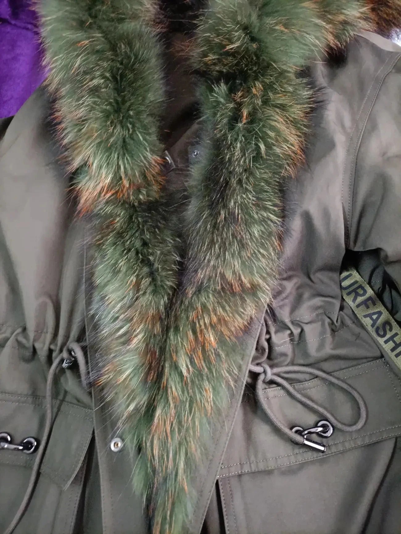 Noelle Rabbit Fur Parka – Luxusparka mit Echtfellbesatz