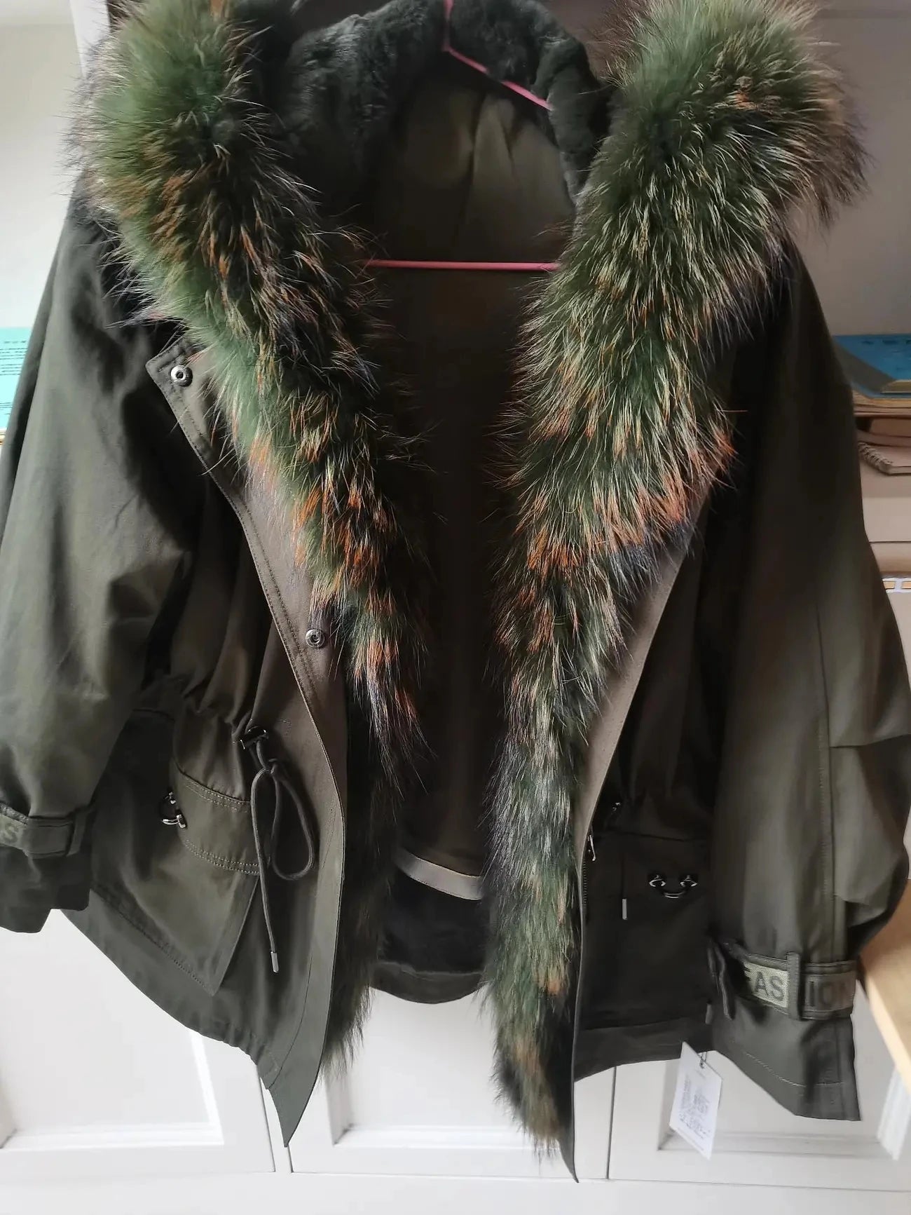 Noelle Rabbit Fur Parka – Luxusparka mit Echtfellbesatz