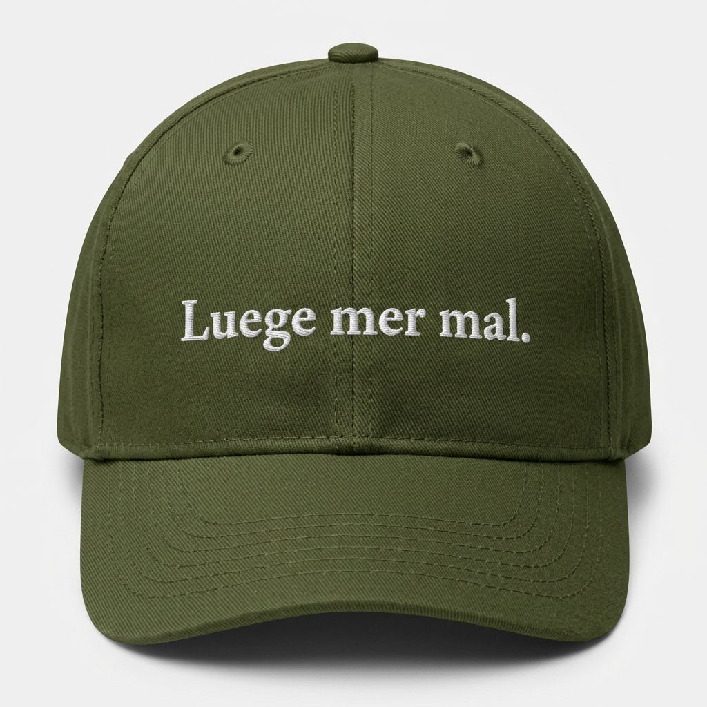 Luege mer mal. Cap