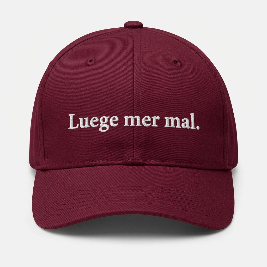 Luege mer mal. Cap