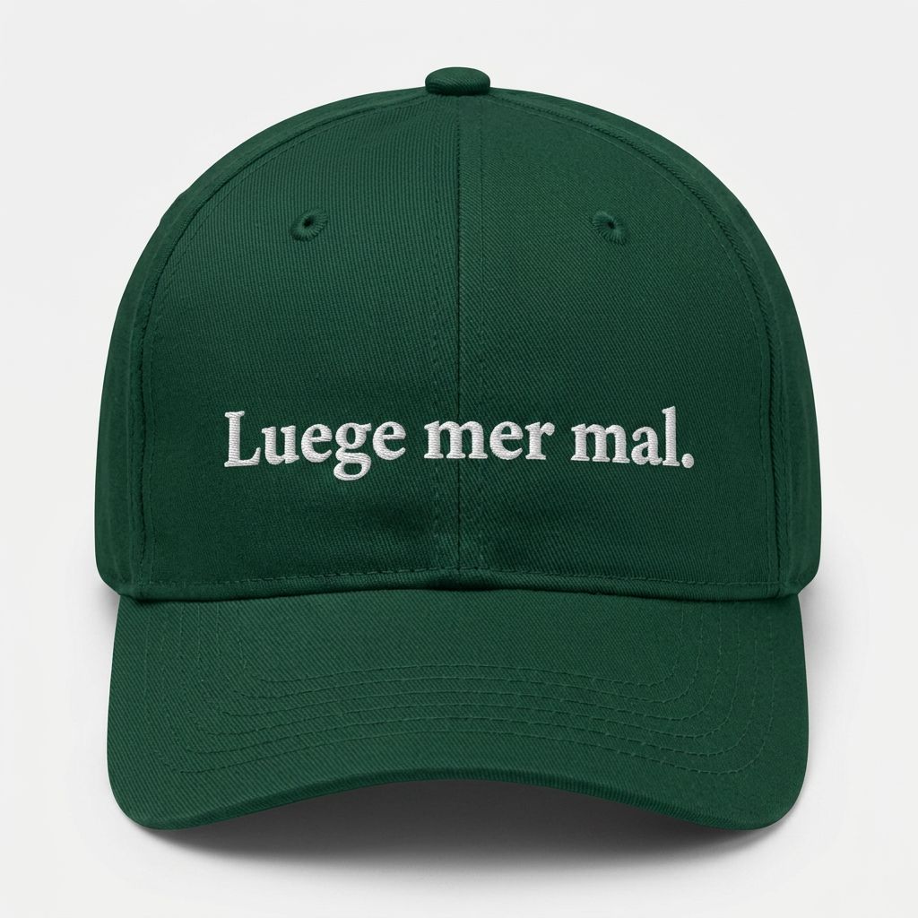 Luege mer mal. Cap