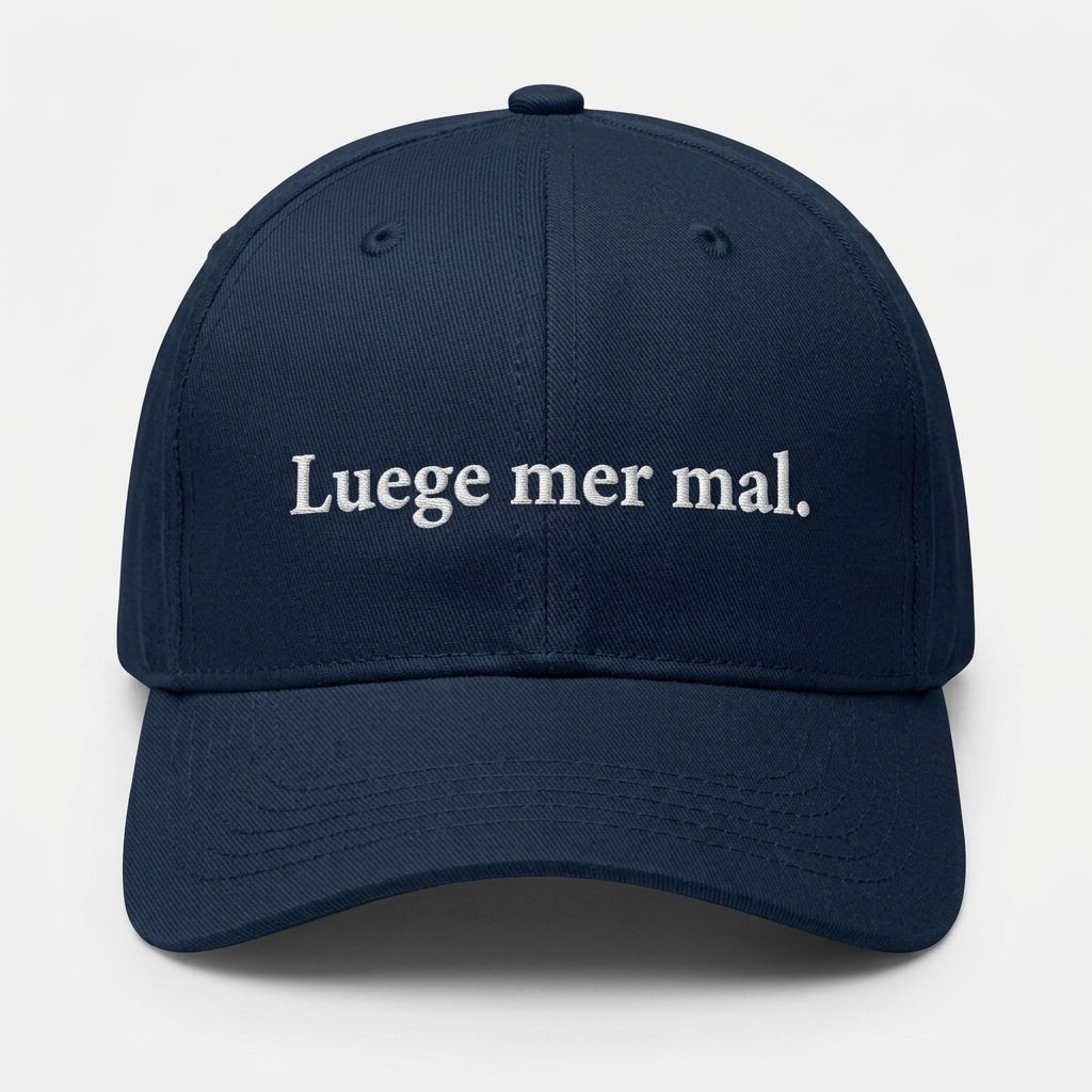 Luege mer mal. Cap