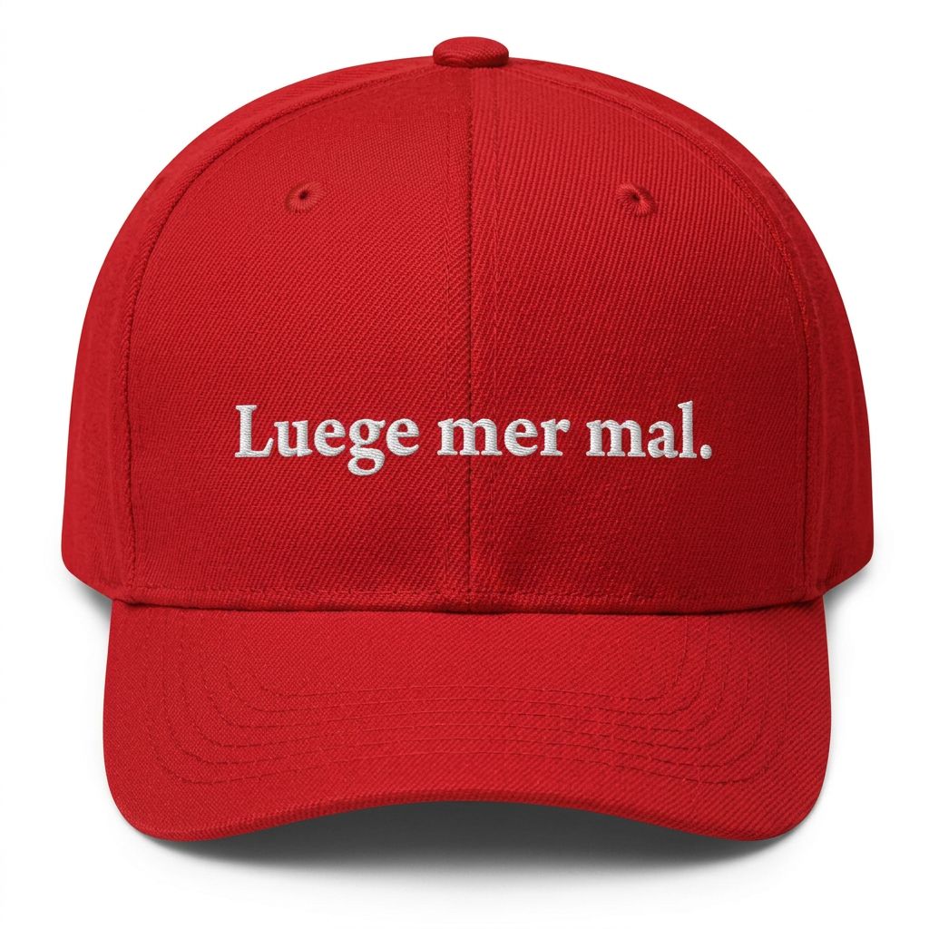 Luege mer mal. Cap