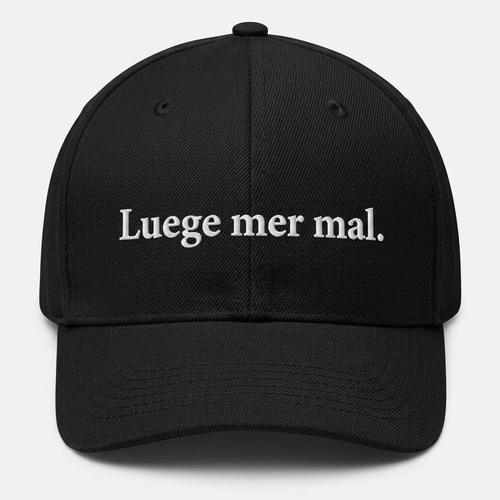 Luege mer mal. Cap