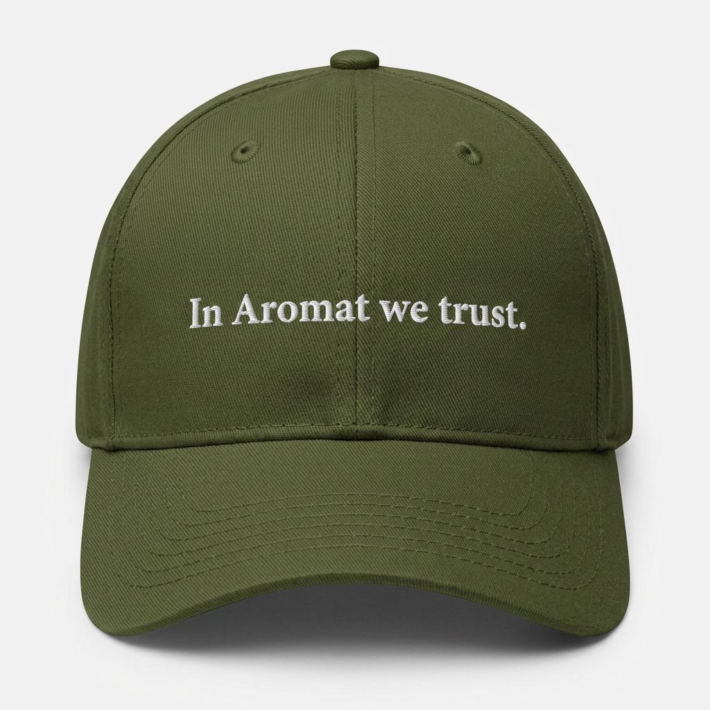 In Aromat we trust. Cap