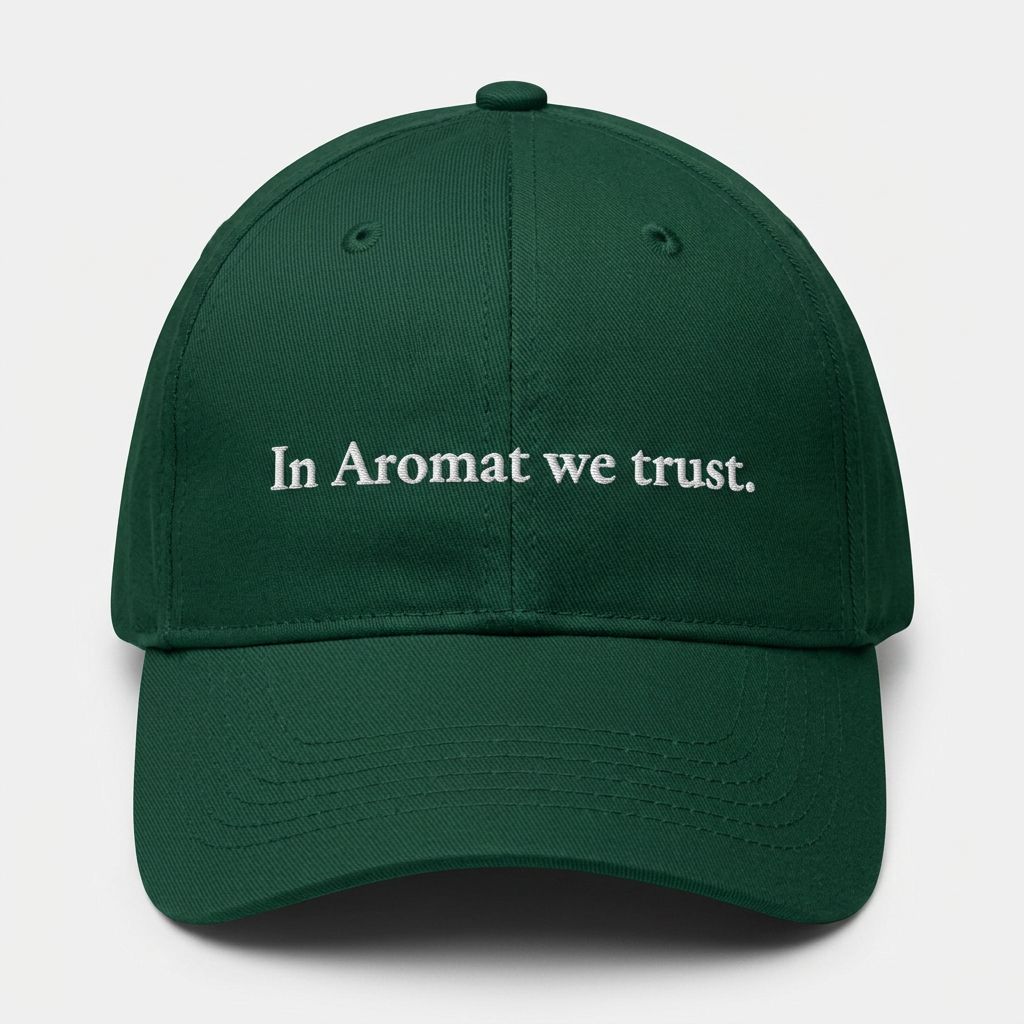In Aromat we trust. Cap