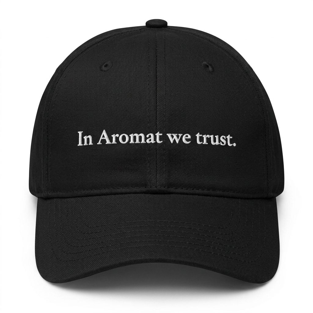In Aromat we trust. Cap
